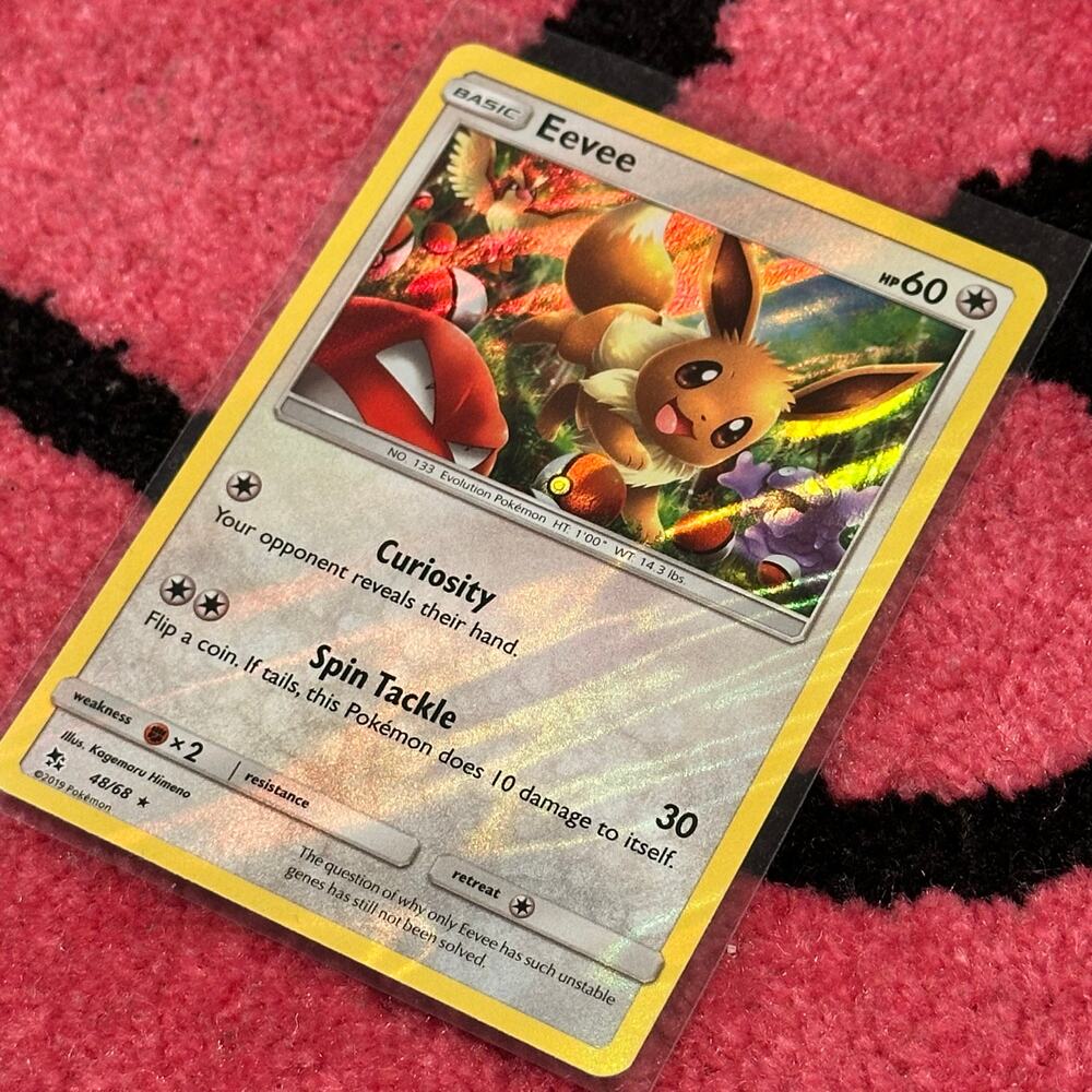 Eevee #48 Pokémon Hidden Fates – As Pictured